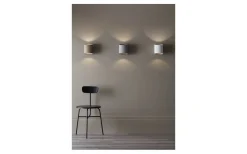Vardagsrum|Hall & Trappa-Belid Sinne Vägglampa 17cm LED 8W 3000K Grå/Mässing