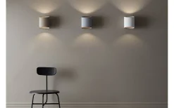 Vardagsrum|Hall & Trappa-Belid Sinne Vägglampa 17cm LED 8W 3000K Vit/Mässing