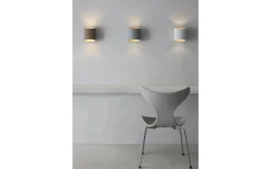 Vardagsrum|Hall & Trappa-Belid Sinne Vägglampa 17cm LED 8W 3000K Vit/Mässing