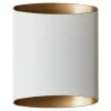 Vardagsrum|Hall & Trappa < Belid Sinne Vägglampa 17cm Vit/Mässing