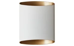 Vardagsrum|Hall & Trappa < Belid Sinne Vägglampa 17cm Vit/Mässing