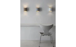 Vardagsrum|Hall & Trappa < Belid Sinne Vägglampa 17cm Vit/Mässing