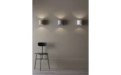 Vardagsrum|Hall & Trappa-Belid Sinne Vägglampa 17cm Vit/Silver