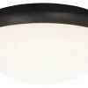 Badrum|Badrumslampor Tak-Aneta Siracusa Plafond 25cm LED 12W 3000K Svart IP44