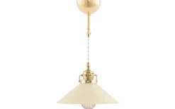 Reservglas Och Reservdelar < Karlskrona Lampfabrik Skomakarskärm 60/250 - Benvitt överfångsglas