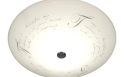 Hall & Trappa|Plafonder < Aneta Skrift Plafond 42cm Vit
