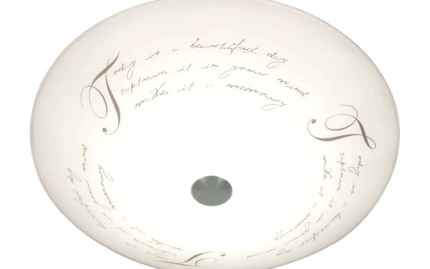 Hall & Trappa|Plafonder-Aneta Skrift Plafond 34cm Vit