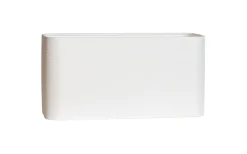 Rektangulära Lampskärmar-By Rydens Skärm Luton Golvlampa L40xB15xH20cm Vit