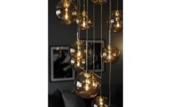 Vardagsrum|Kök & Matplats < Globen Lighting Skyfall Taklampa 30cm 12xG4 Mässing/Amber