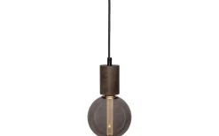 Sladdställ Med Sockel < Star Trading Sladdställ E27 Slim 3,5m Brun/Svart