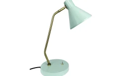 Skrivbordslampor < Dyberg Larsen Sleep Skrivbordslampa 43cm Mint/Mässing