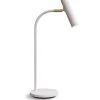Skrivbordslampor < Belid Slender Bordslampa 54cm Vitstruktur/Mässing