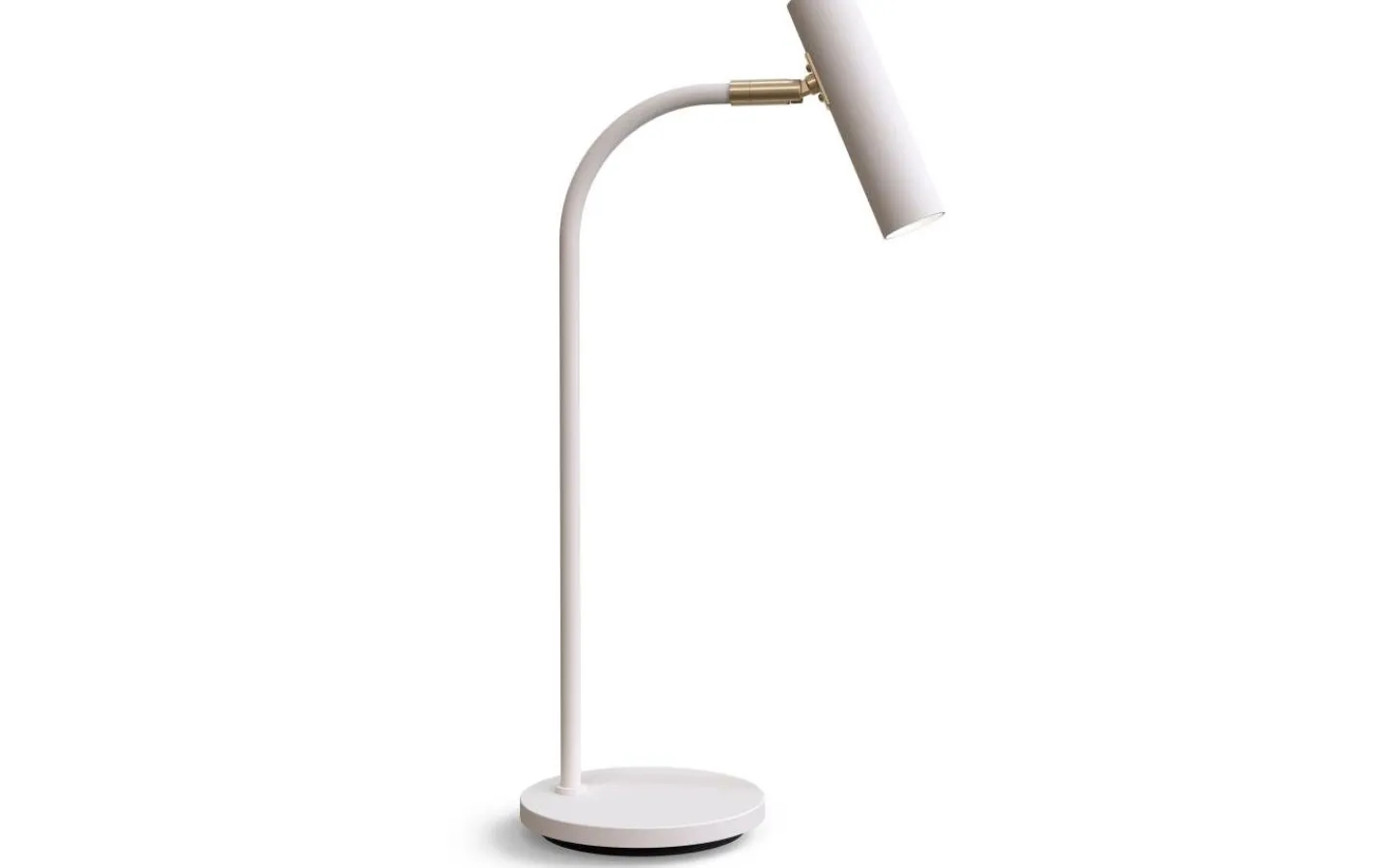 Skrivbordslampor < Belid Slender Bordslampa 54cm Vitstruktur/Mässing