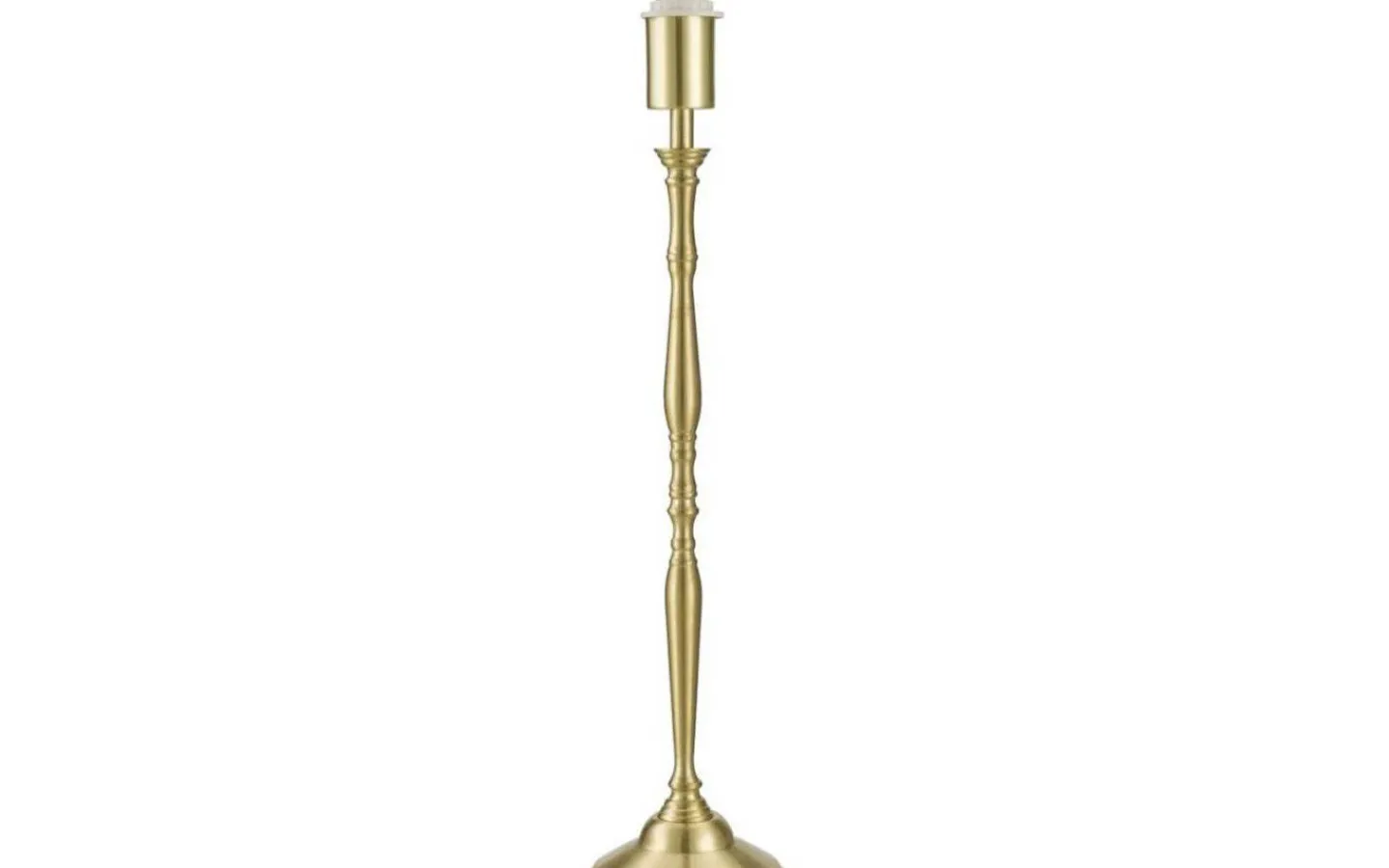 Lampfötter-Oriva Slim Lampfot 47cm Borstad mässing