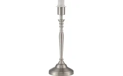 Lampfötter-Oriva Slim Lampfot 32cm Satin nickel