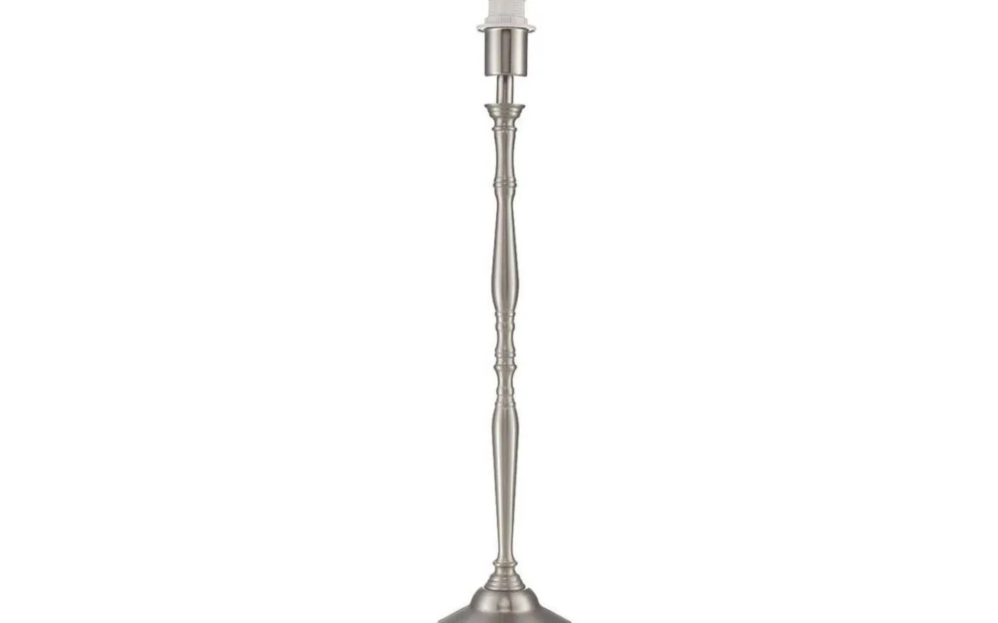 Lampfötter < Oriva Slim Lampfot 47cm Satin nickel