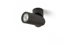 Takspot Med 1 Lampa < Rendl Snazzy Takspotlight Svart GU10