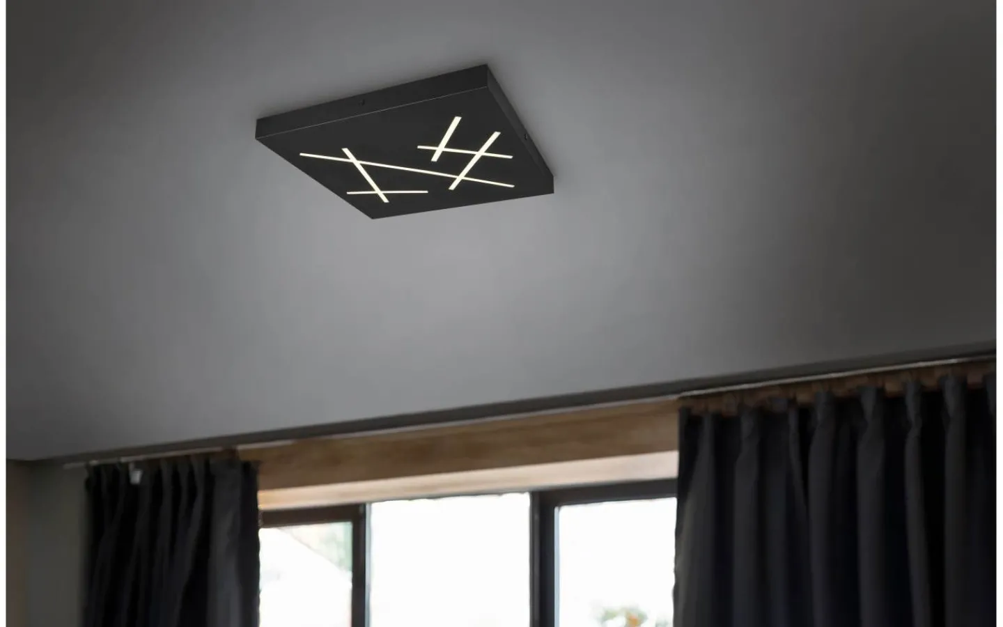 Plafonder < Trio Lighting Snip Plafond LED mattsvart
