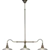 Avlånga Taklampor < Cottex Snooker Taklampa 107cm Antik/Glas
