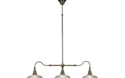 Avlånga Taklampor < Cottex Snooker Taklampa 107cm Antik/Glas