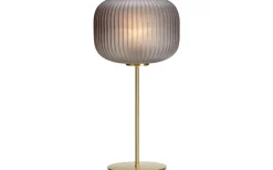 Vardagsrum|Sovrum < Markslojd Sober Bordslampa 50cm Rök/Mässing