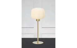 Sovrum|Bordslampor < Markslojd Sober Bordslampa 38cm Vit/Mässing