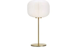 Sovrum|Bordslampor-Markslojd Sober Bordslampa 50cm Vit/Mässing