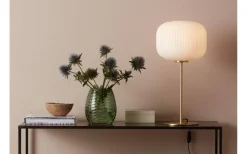 Sovrum|Bordslampor-Markslojd Sober Bordslampa 50cm Vit/Mässing