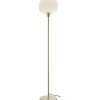 Vardagsrum|Golvlampor-Markslojd Sober Golvlampa 141cm Mässing/Opal