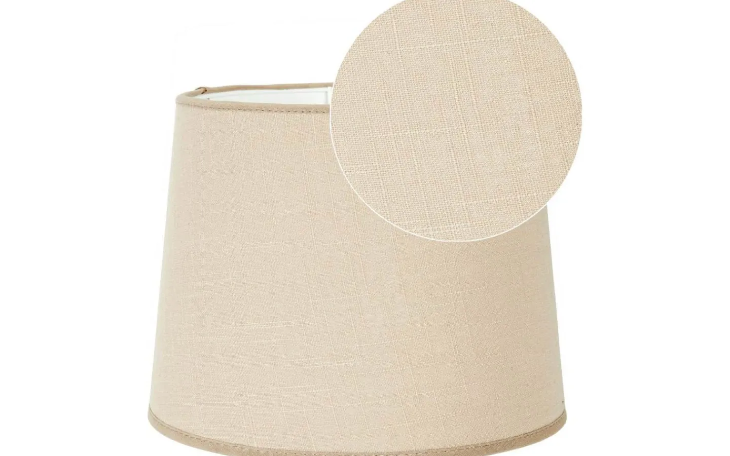 Enfärgade Runda Lampskärmar < PR Home Sofia Lampskärm Ø40cm Classico Beige