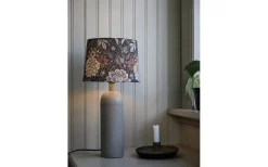 Mönstrade Lampskärmar-PR Home Sofia Lampskärm Ø25cm Dahlia Brun