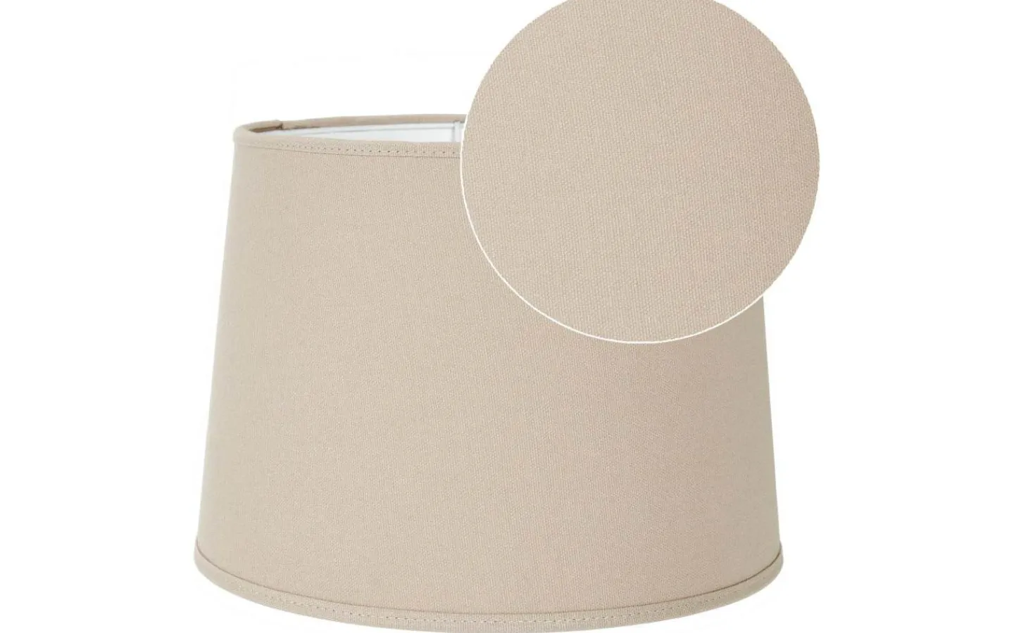 Enfärgade Runda Lampskärmar < PR Home Sofia Lampskärm Ø35cm Franza Beige