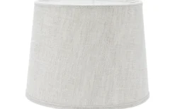 Enfärgade Runda Lampskärmar-PR Home Sofia Lampskärm Ø20cm Lin Ljusbeige