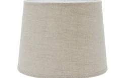 Enfärgade Runda Lampskärmar-PR Home Sofia Lampskärm Ø30cm Lin Natur