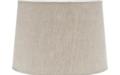 Enfärgade Runda Lampskärmar < PR Home Sofia Lampskärm Ø35cm Lin Natur