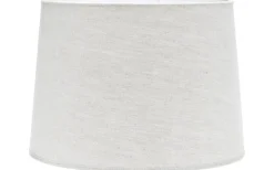 Enfärgade Runda Lampskärmar-PR Home Sofia Lampskärm Ø35cm Linne Ljusbeige
