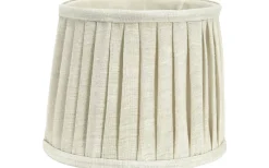 Enfärgade Runda Lampskärmar|Plisserade Lampskärmar < PR Home Sofia Lampskärm Ø20cm Plissé Ivory