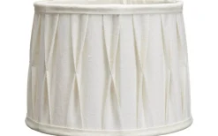 Plisserade Lampskärmar-PR Home Sofia Lampskärm Ø35cm Plissé Stygn Offwhite