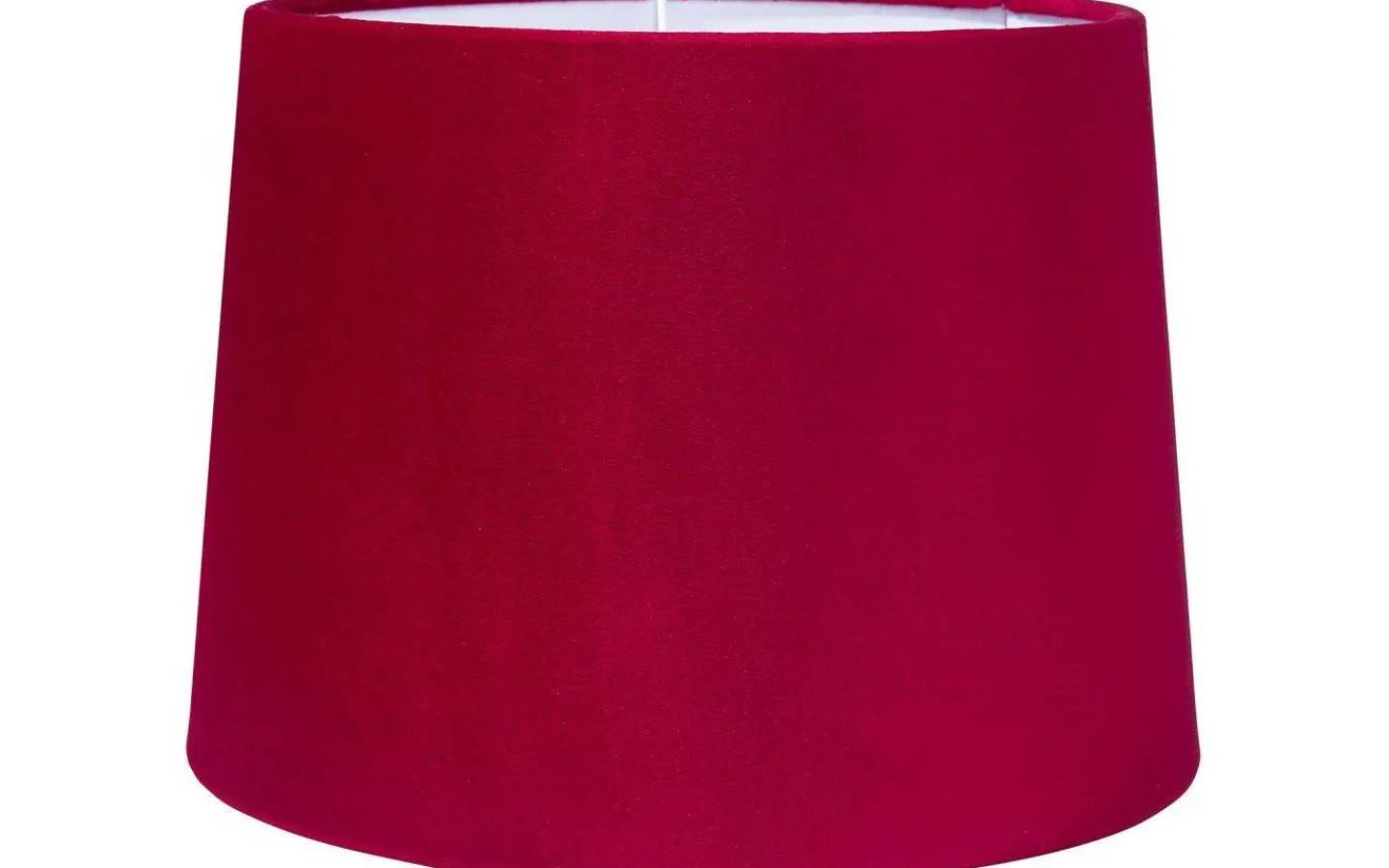 Enfärgade Runda Lampskärmar-PR Home Sofia Lampskärm Ø20cm Sammet Klarröd