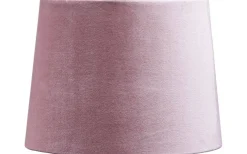 Enfärgade Runda Lampskärmar < PR Home Sofia Lampskärm Ø40cm Sammet Klarrosa