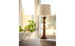 Mönstrade Lampskärmar-PR Home Sofia Lampskärm De Mina Ø25cm Beige