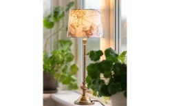 Mönstrade Lampskärmar-PR Home Sofia Lampskärm Kräftfångst Ø20cm Beige