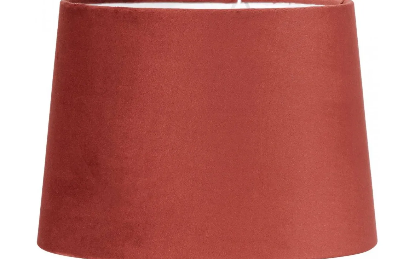 Enfärgade Runda Lampskärmar-PR Home Sofia Lampskärm Sammet Ø20cm Rost