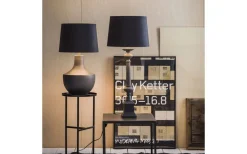 Enfärgade Runda Lampskärmar-PR Home Sofia Lampskärm Sammet Ø35cm Svart