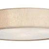 Plafonder-Belid Soft Plafond Ø50cm Natur Linne