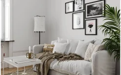 Golvlampor < By Rydens Softy Golvlampa 150cm Matt Svart/Vit