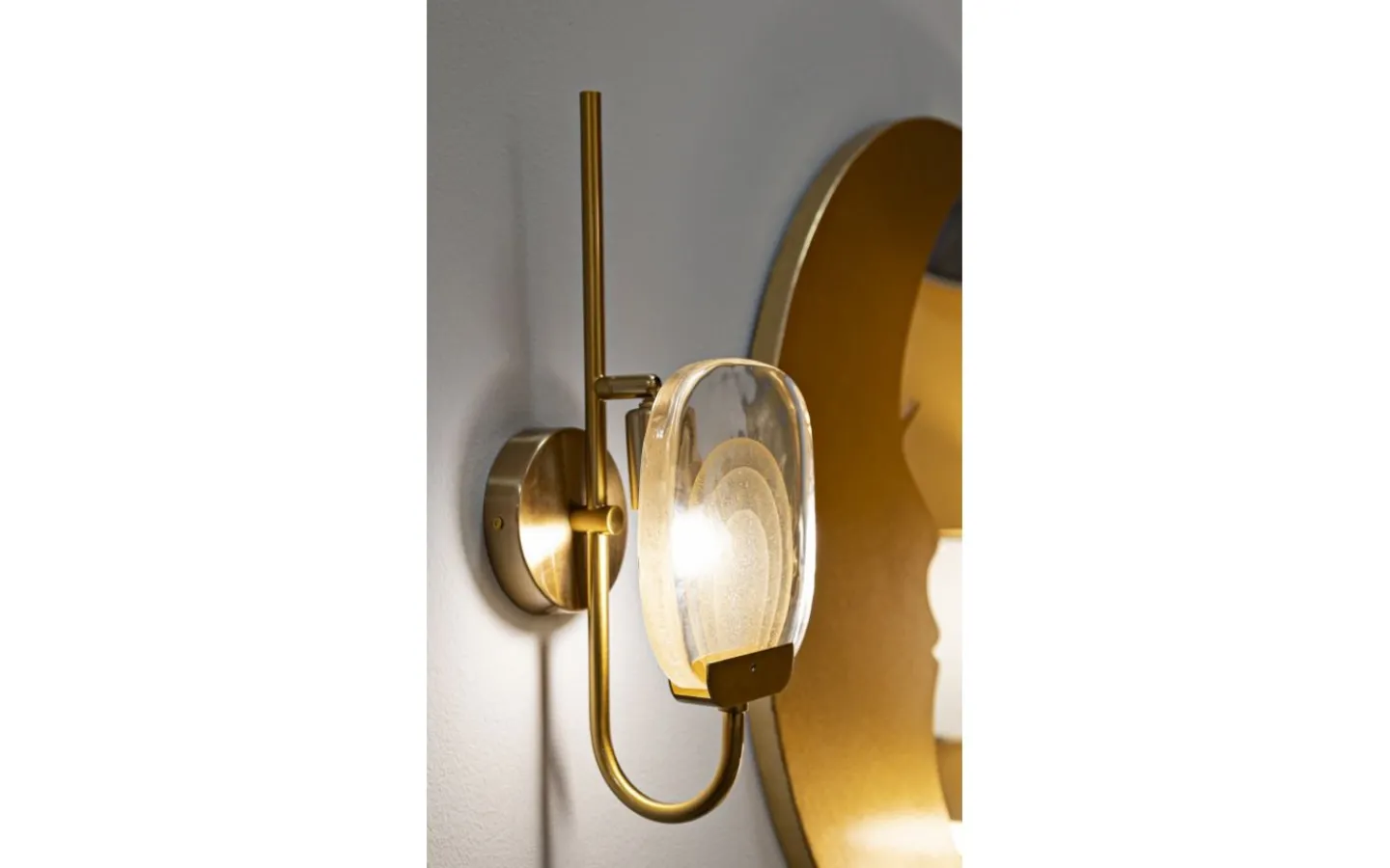 Lampetter-Mauro Ferretti Softy Vägglampa 38cm Guld