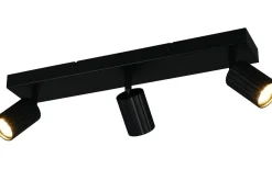 Avlånga Takspotlights|Takspot Med 3 Lampor-Trio Lighting Soka Spotlight 3-delad GU10 mattsvart