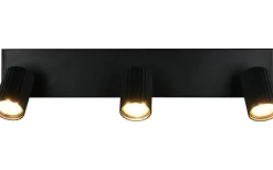 Avlånga Takspotlights|Takspot Med 3 Lampor-Trio Lighting Soka Spotlight 3-delad GU10 mattsvart