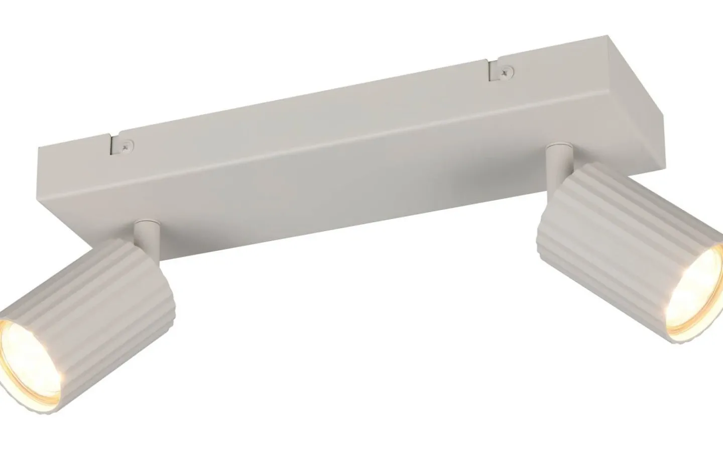 Takspot Med 2 Lampor-Trio Lighting Soka Spotlight 2-delad GU10 varmgrå